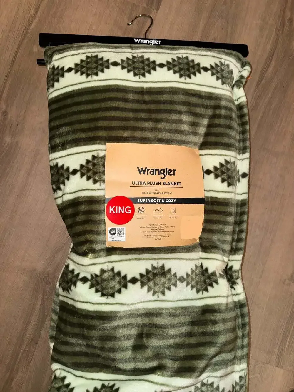 Wrangler Ultra Plush Blanket King 108